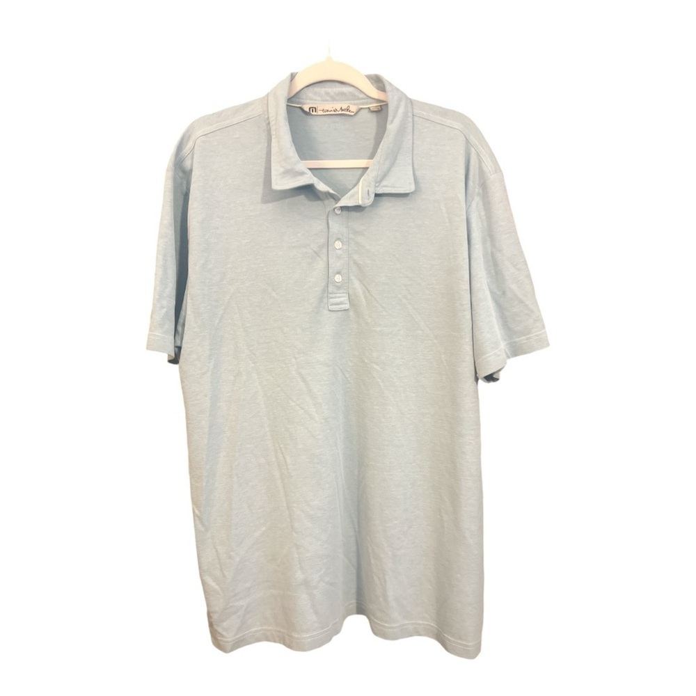 + Travis‎ Matthew Light Blue Cotton Polo Size XXL KD1